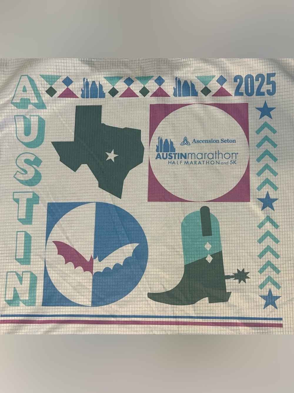 Austin Marathon ( Half Marathon and 5K) 2025 Graphic Run T- Shirt